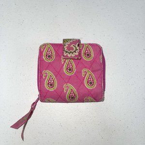 Vera Bradley 'Bermuda Pink' Bifold Snap Wallet